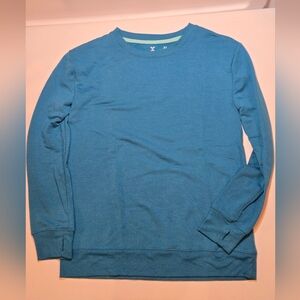 Girl's Teal Blue XL Crew Neck Shirt